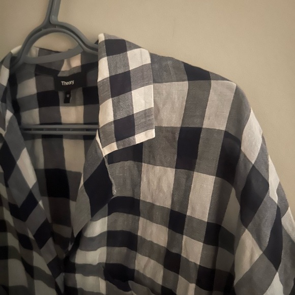Theory M cotton classic camp blouse mint condition ultra light weight/classic - Picture 5 of 13
